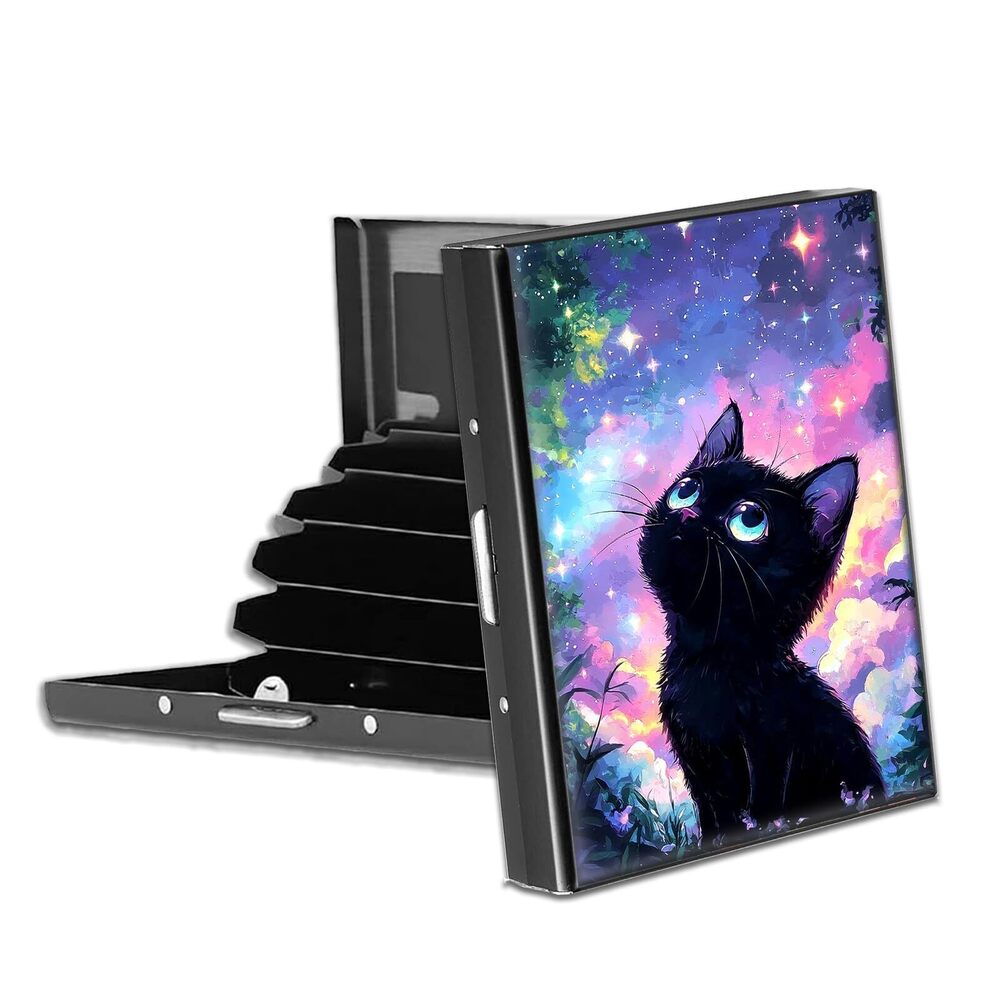 2455 Metal Credit Card Wallet, RFID Blocking Credit Card Holder with 6